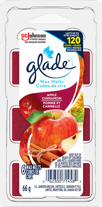 Glade® Cubes de Cire - Pomme et Cannelle
