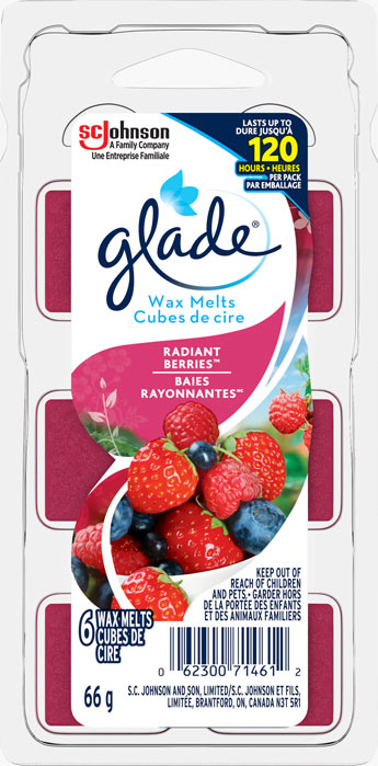 Glade® Cubes de Cire - Baies Rayonnantes