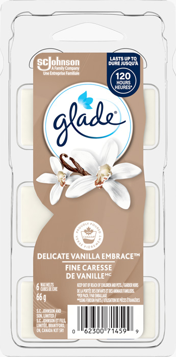 Glade® Cubes de Cire - Fine caresse de Vanille™