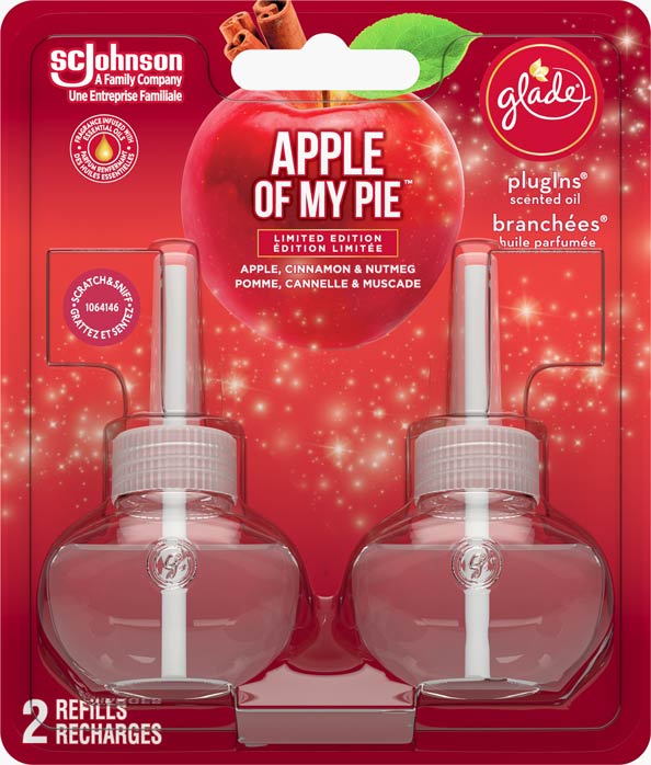 Glade® des Fêtes Branchées® Huile parfumée Recharge - Apple of My Pie™
