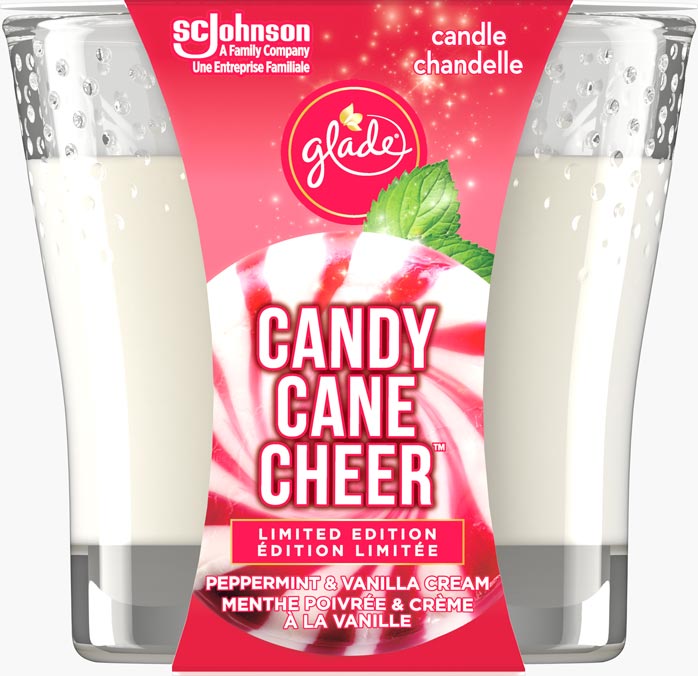 Glade® Holiday Candle - Candy Cane Cheer™