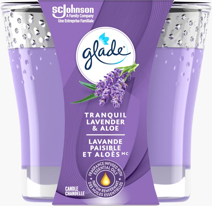 Glade® Candle - Tranquil Lavender & Aloe