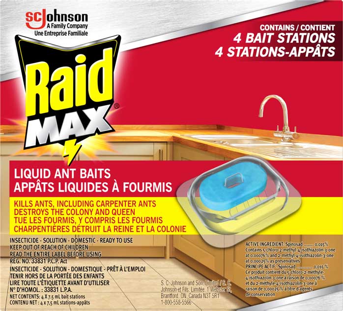 Raid Max® Liquid Ant Baits 