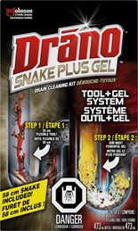 Drano Snake Plus Tool + Gel System