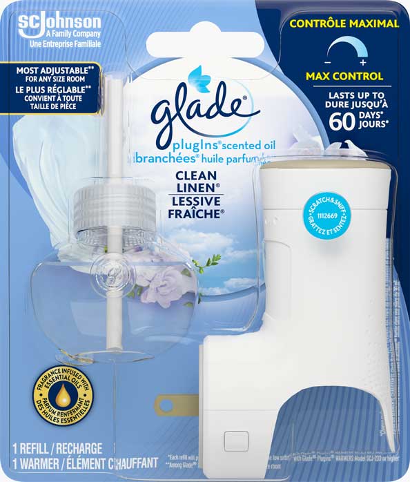 Glade Branchées® Huile parfumée nécessaire de départ - Lessive fraîche®