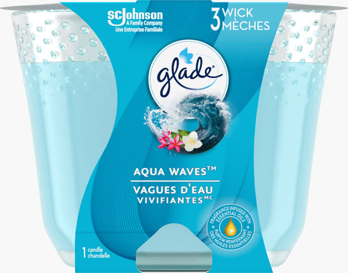 Glade® Triple Wick Candle - Aqua Waves™