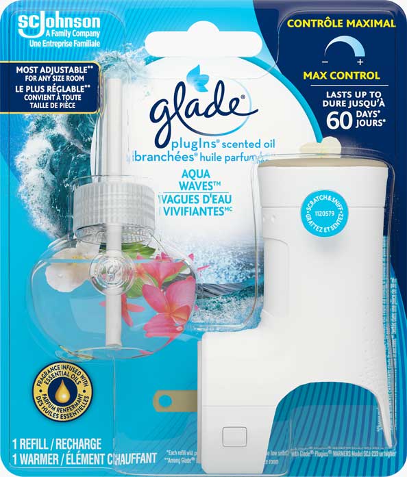 Glade PlugIns® Scented Oil Starter Kit - Aqua Waves®