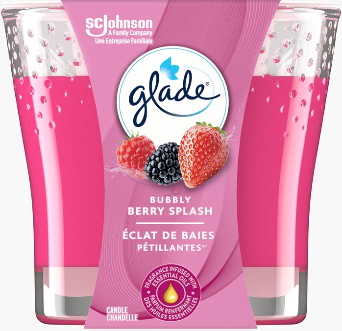 Glade® Candle - Bubbly Berry Splash