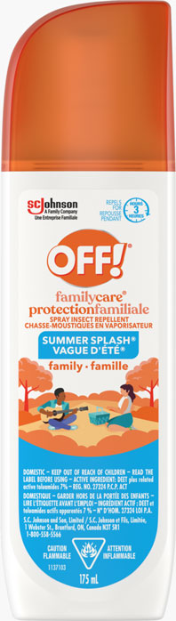 OFF!® protectionfamiliale Chasse-moustiques Famille – Vague d’été®