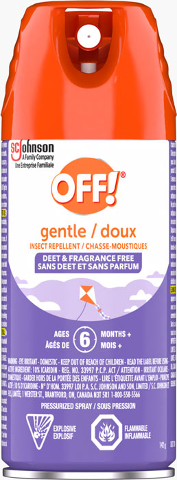 OFF!® Gentle Aerosol Insect Repellent - Deet Free