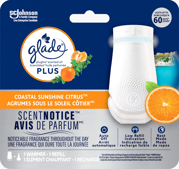 Glade® PlugIns® Scented Oil Plus Starter Kit - Coastal Sunshine Citrus™