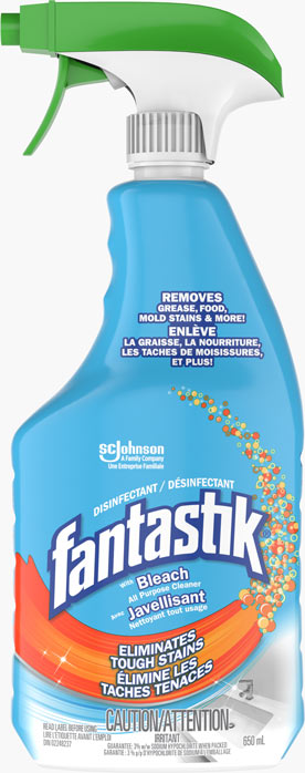 Disinfectant fantastik® with Bleach All Purpose Cleaner