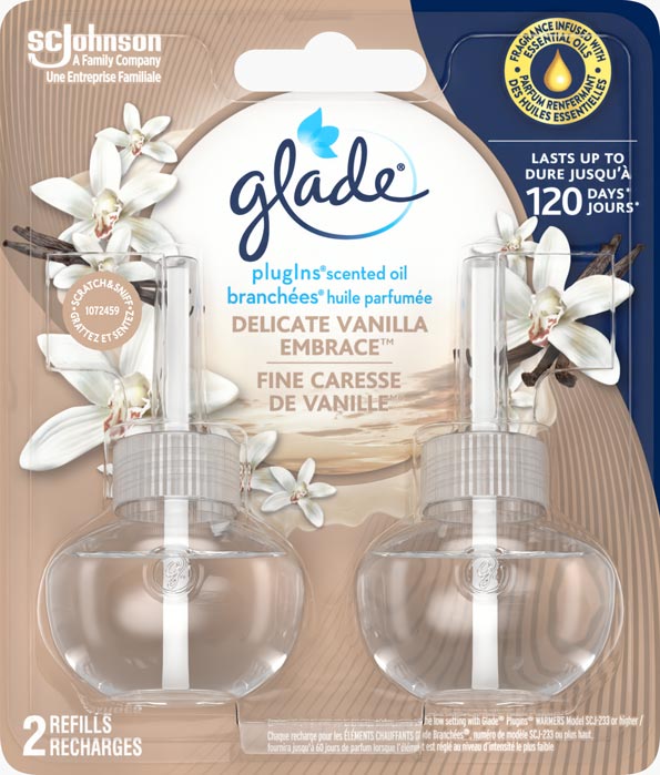Glade Branchées® Huile parfumée Recharge - Fine caresse de vanille