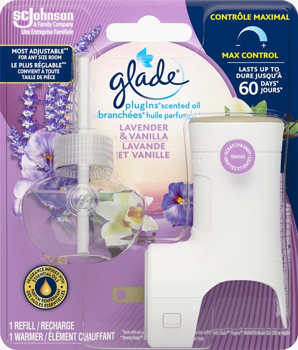 Glade Branchées® Huile parfumée nécessaire de départ - Lavande et Vanille