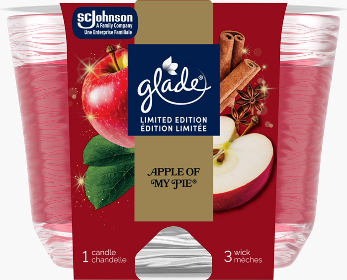 Glade® Holiday Triple Wick Candle - Apple of My Pie™