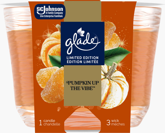 Glade® Autumn Triple Wick Candle - Pumpkin Up the Vibe™