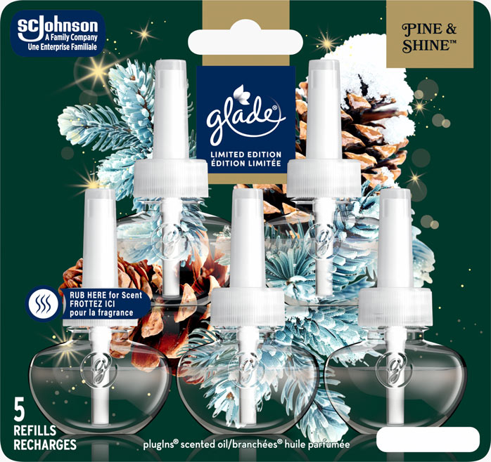 Glade® Holiday PlugIns® Scented Oil Refill - Pine & Shine™