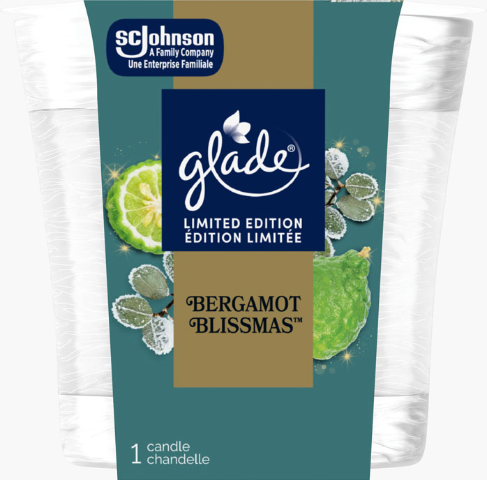Glade® Holiday Candle - Bergamot Blissmas™