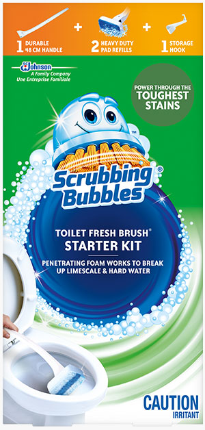 Scrubbing Bubbles® Brosse Fraîcheur® Toilette Nécessaire de Départ