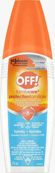 OFF!® FamilyCare® Spray Insect Repellent Family - Summer Splash®