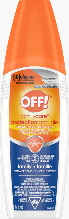 OFF!® FamilyCare® Spray Insect Repellent Family - Summer Splash® (Sports)