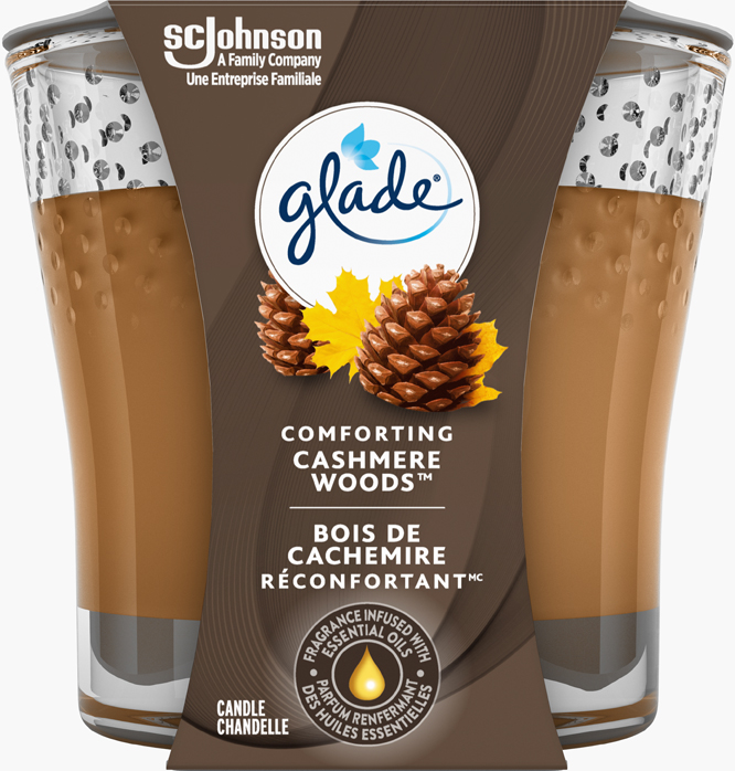 Glade® Candle - Comforting Cashmere Woods™