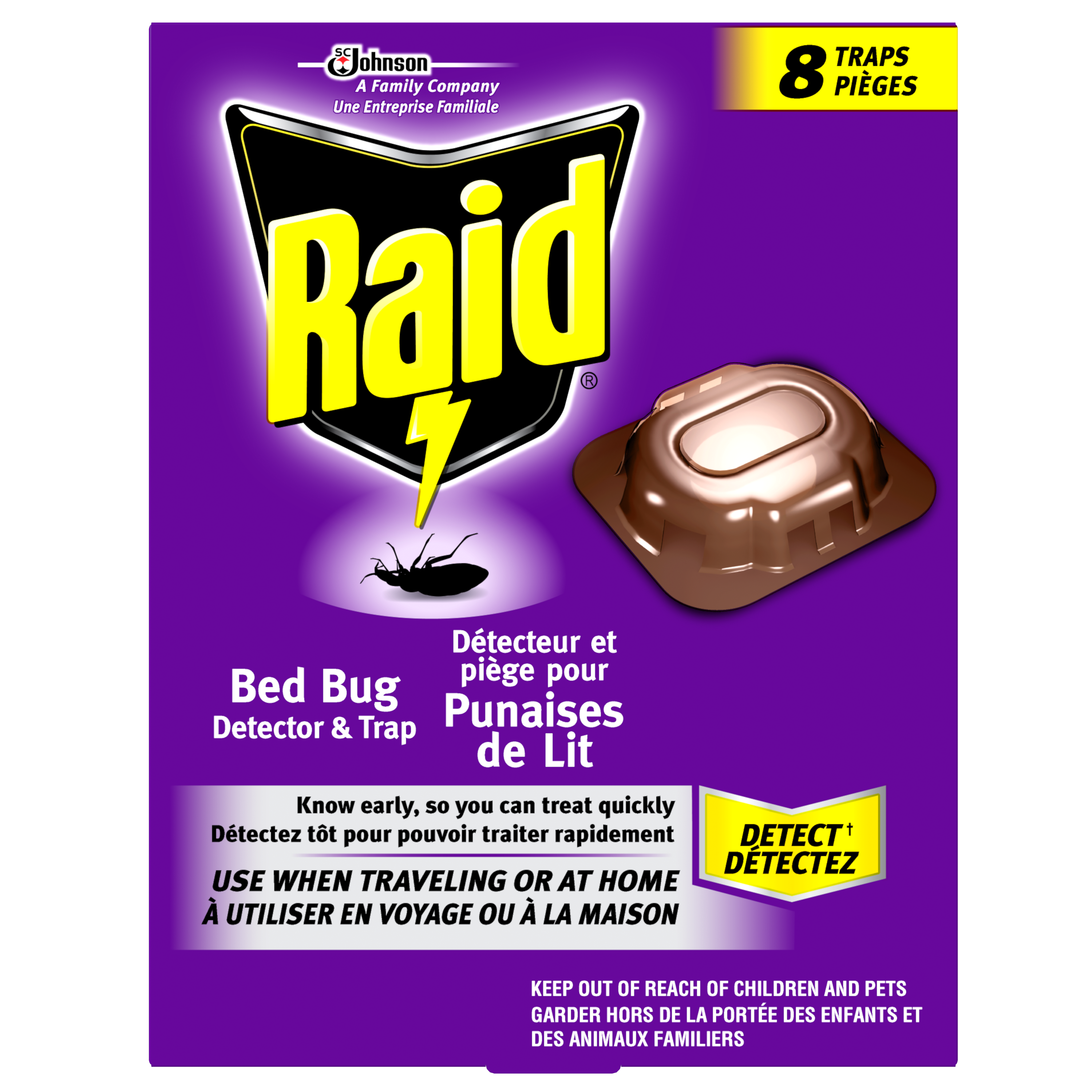 Raid® Bed Bug Detector & Trap