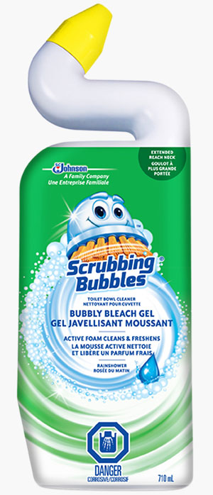 Scrubbing Bubbles® Nettoyant pour Cuvette Gel Javelisant Moussant - Rosée du Matin®