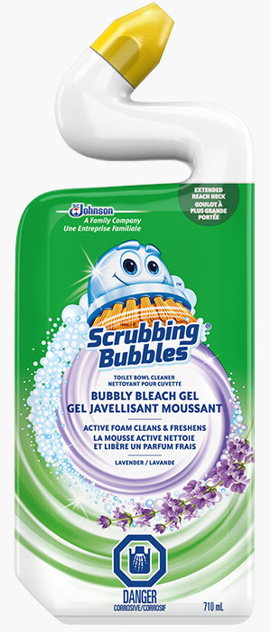 Scrubbing Bubbles® Nettoyant pour Cuvette Gel Javelisant Moussant - Lavande