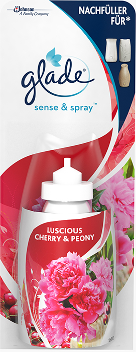 Glade® Sense & Spray™ Luscious Cherry & Peony