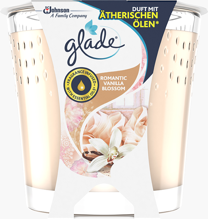 Glade® Bougie Romantic Vanilla Blossom