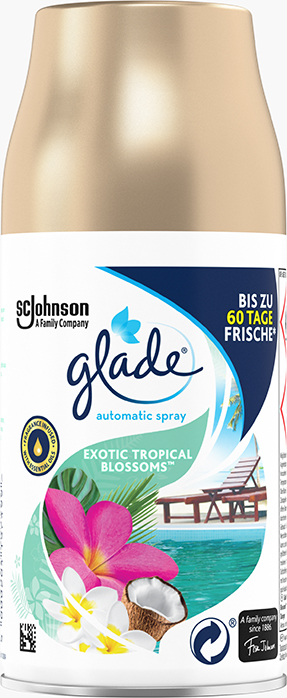 Glade® Spray Automatique Recharge Exotic Tropical Blossoms