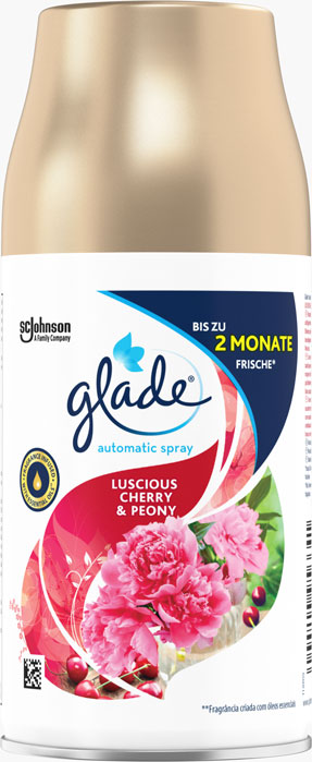 Glade® automatic spray Recharge Luscious Cherry & Peony