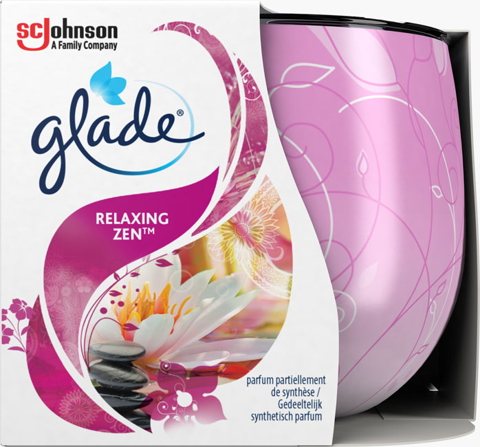 Glade® Candela profumata Relaxing Zen 