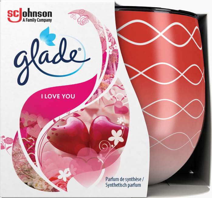Glade® Bougie Décorative I Love You