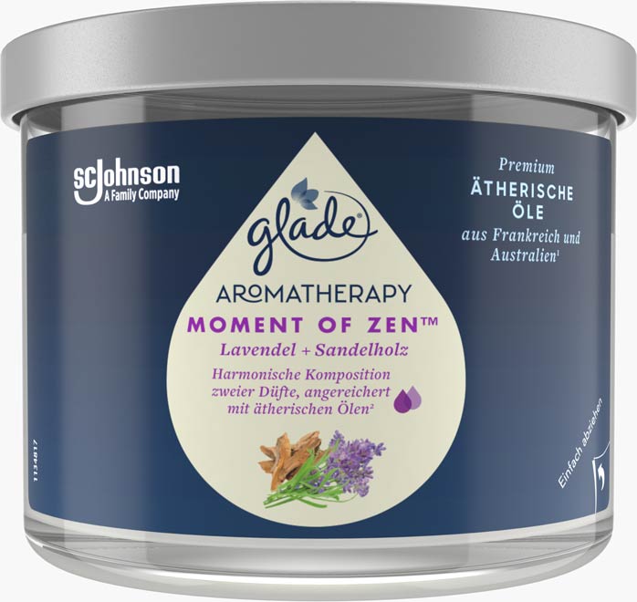 Glade® Aromablends Essential Oils Candela profumato Moment of Zen™