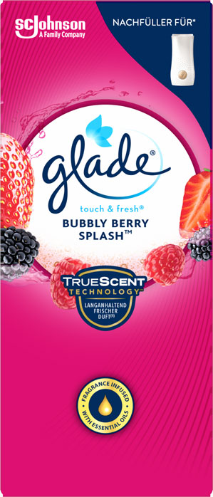 Glade® touch & fresh® minispray Recharge Bubbly Berry Splash