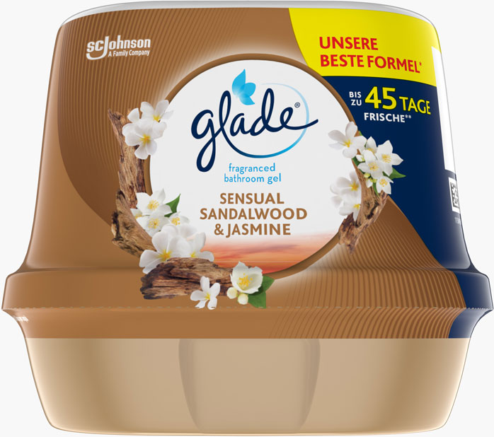 Glade® Badezimmer Duftgel Sensual Sandalwood & Jasmine