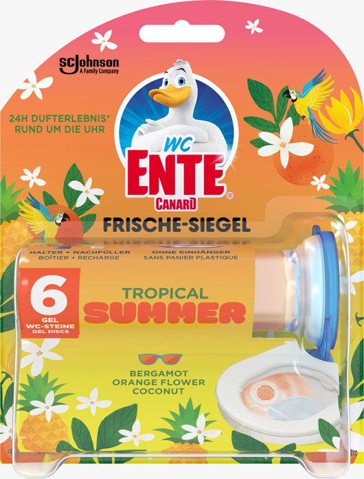 WC-Ente® Frische-Siegel Original Tropical Summer