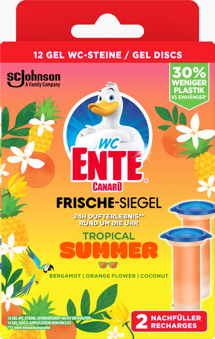 WC-Ente® Frische-Siegel Nachfüller Tropical Summer
