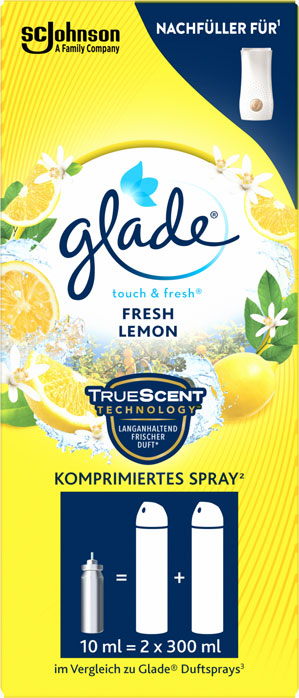 Glade® touch & fresh® minispray Recharge Fresh Lemon