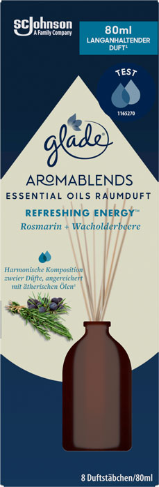 Glade® Aromablends Essential Oils bâtonnets parfumés Refreshing Energy