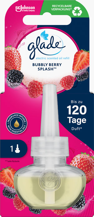Glade® electric scented oil Ricarica Bubbly Berry Splash