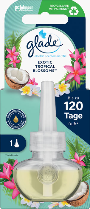 Glade® electric scented oil Recharge Exotic Tropical Blossoms