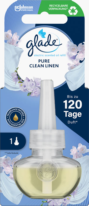 Glade® electric scented oil Ricarica Clean Linen