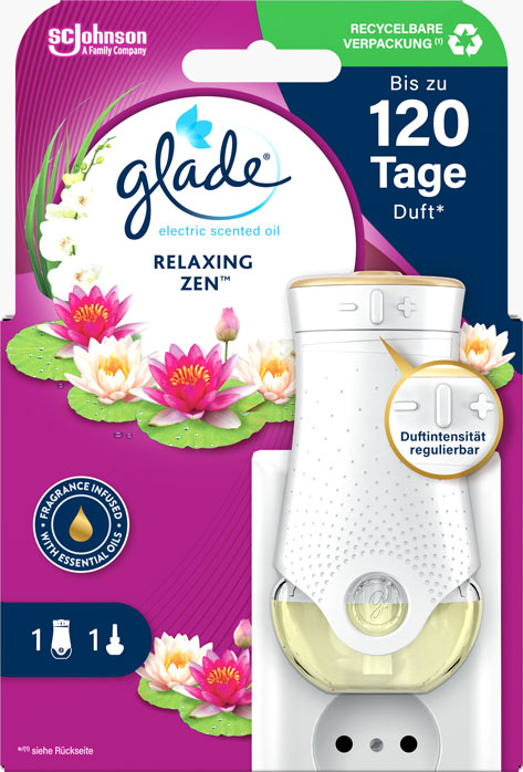Glade® electric scented oil Base con Ricarica Relaxing Zen 