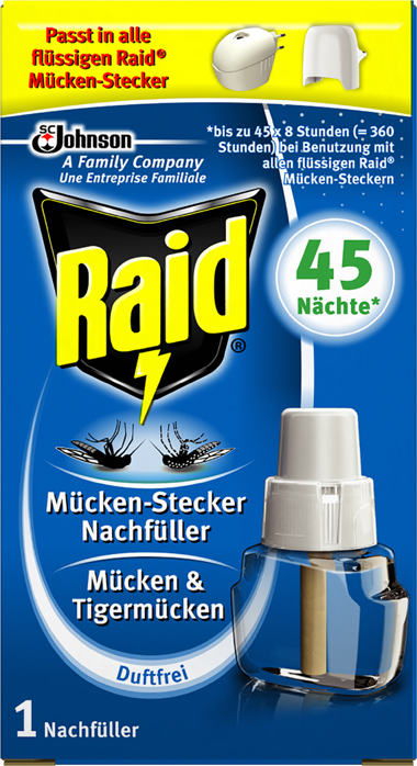 Raid Mücken-Stecker 45 Nächte Nachfüller