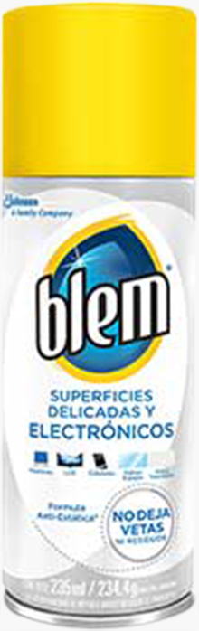 Blem® Superficies Delicadas y Electrónico Aserosol