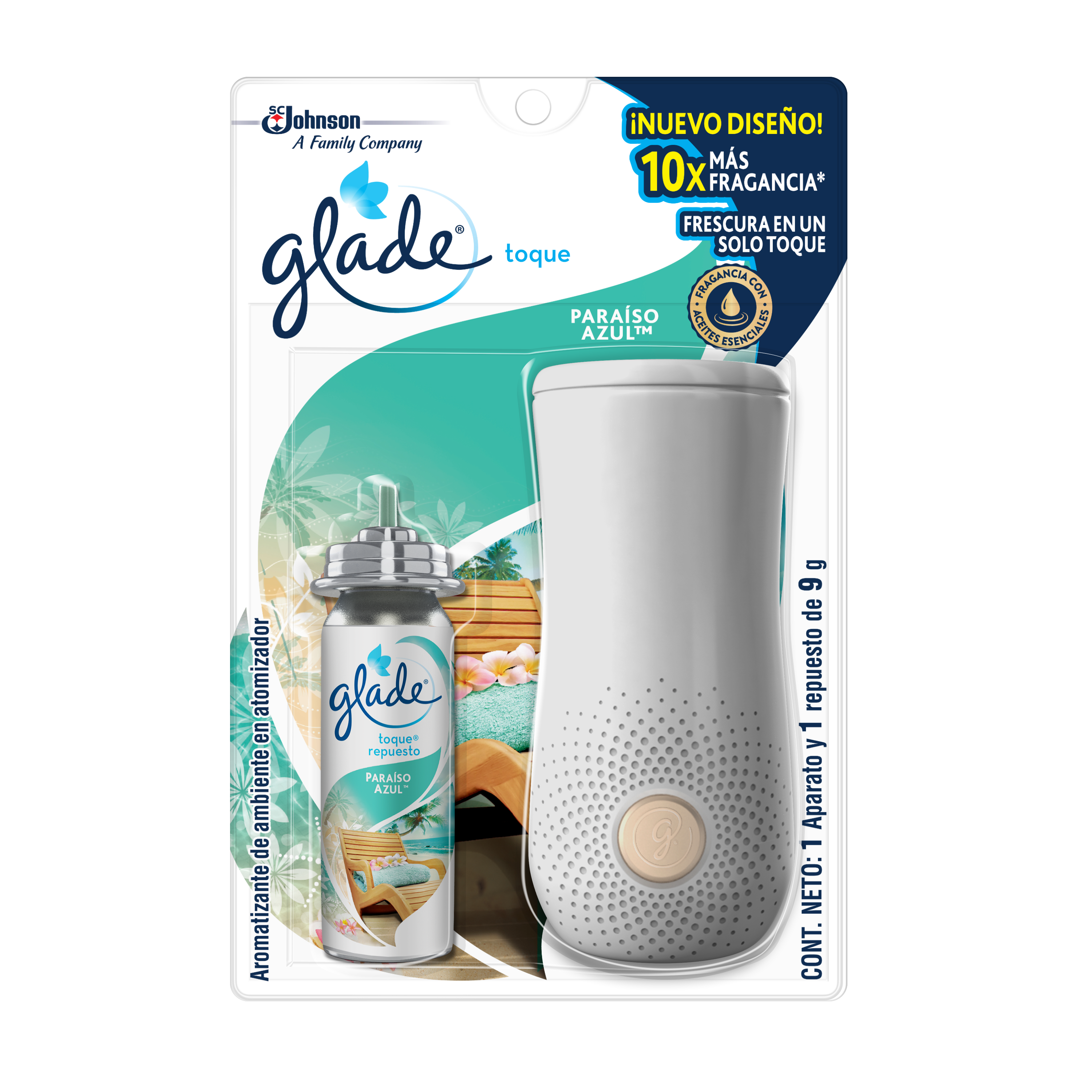 Glade® Toque® Paraiso Azul