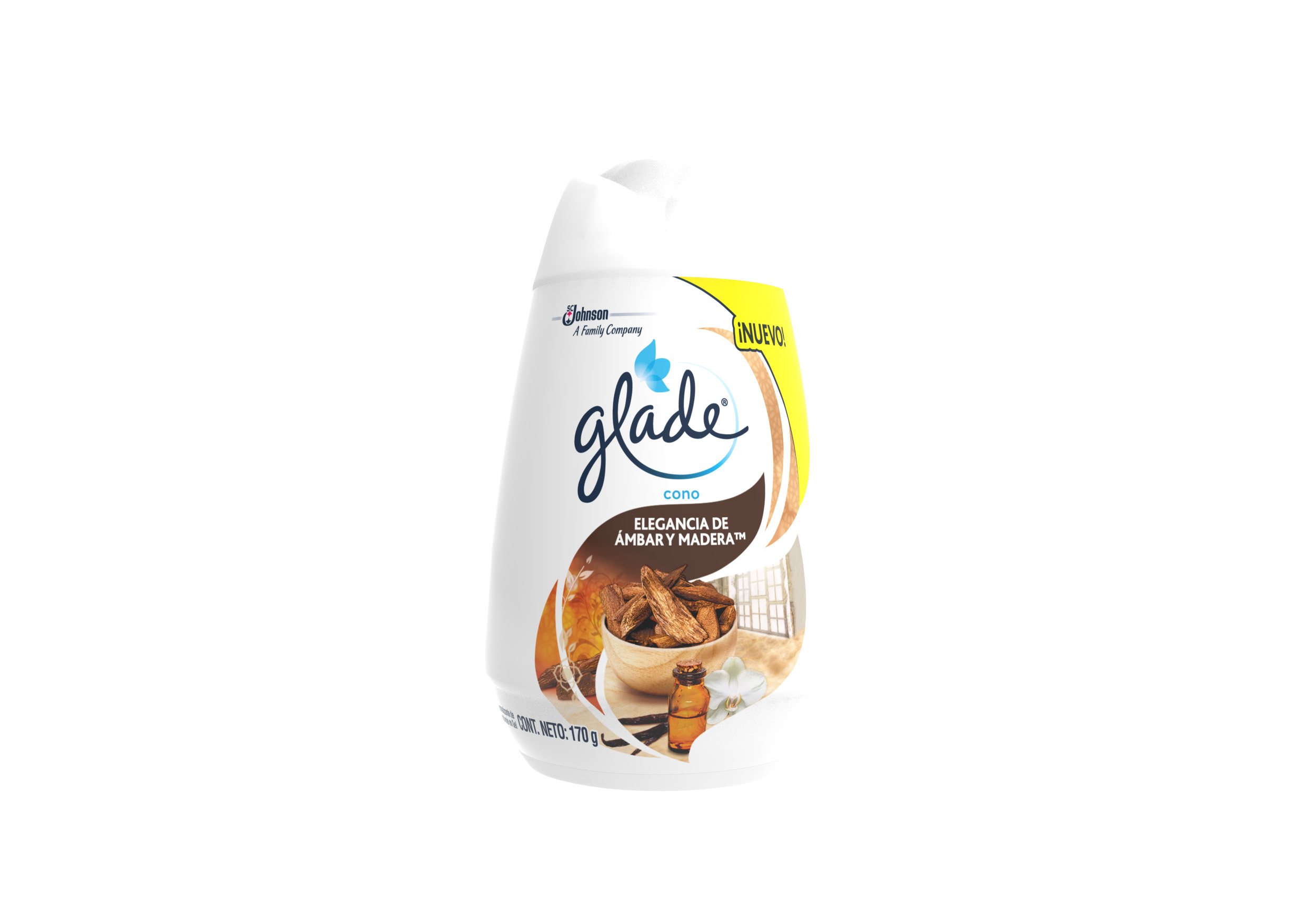 Glade® Cono Elegancia de Ámbar & Madera